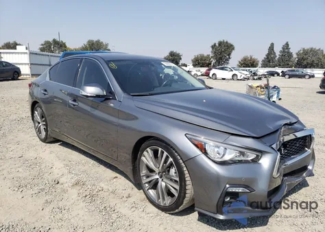 2019 Infiniti Q50 Luxe из США, поврежденный, VIN JN1EV7AP1KM515695